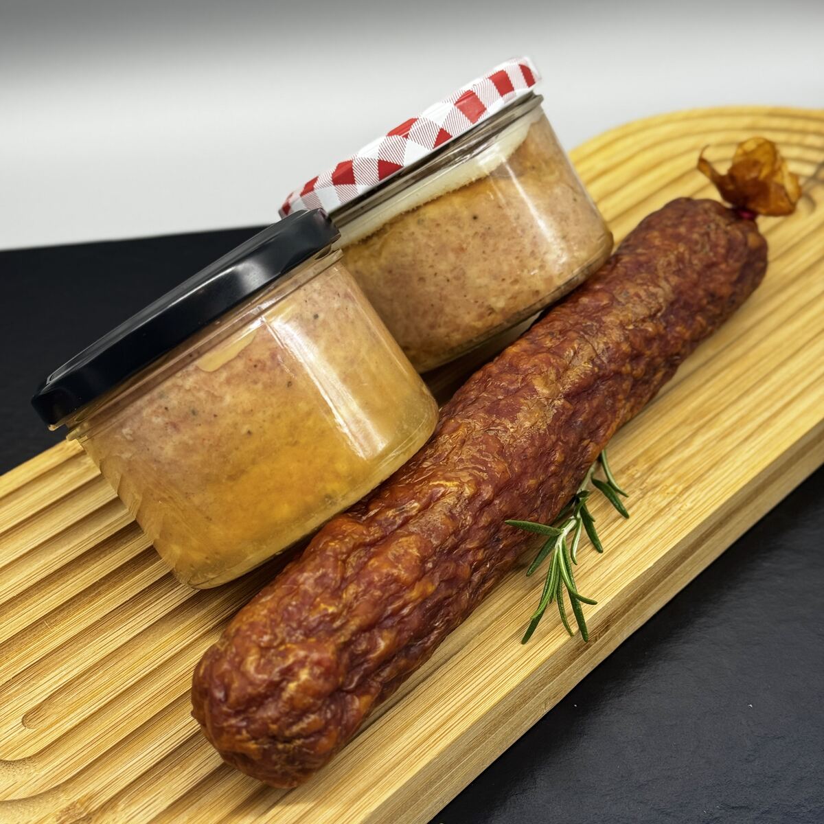 Hausmacher Wurst im Glas und Stracke